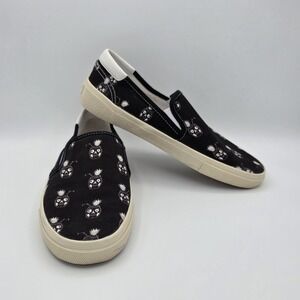 Saint Laurent Pineapple Skull Slip On Sneakers Size 39